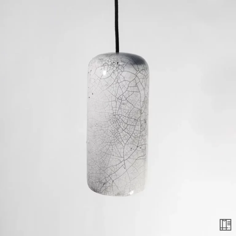 mimeiceramics-lampe suspension céramique raku #109