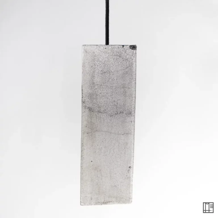 mimeiceramics-lampe suspension céramique raku #110