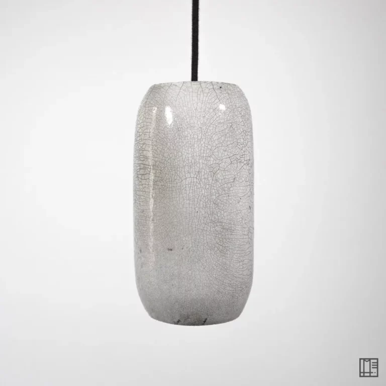 mimeiceramics-lampe suspension céramique raku #172