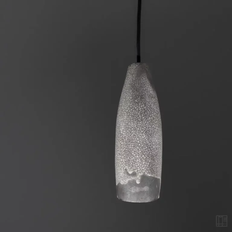 mimeiceramics-lampe suspension céramique raku #174