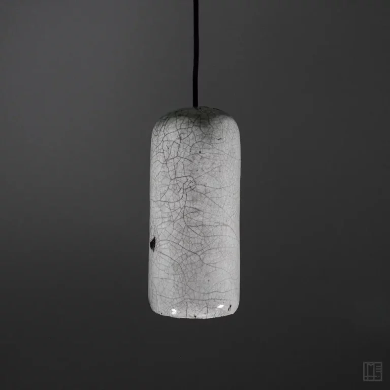 mimeiceramics-lampe suspension céramique raku #179