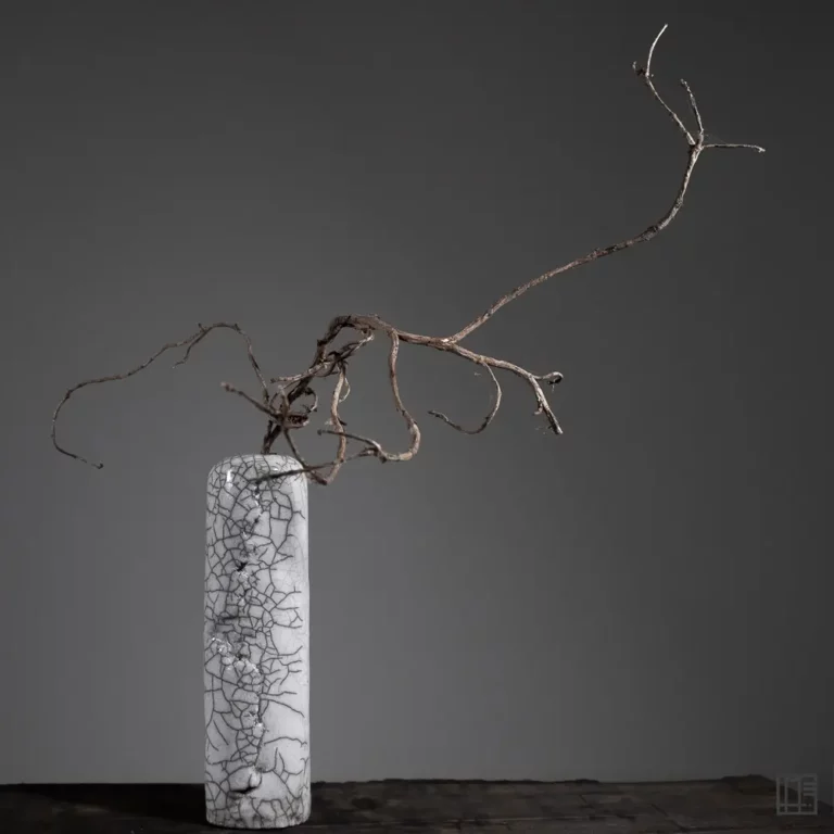 mimeiceramics-vase céramique raku #143